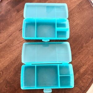 Tupperware,‎ Container, Divided, Lunch N' Things, Box, Set of 2, Nice Condition